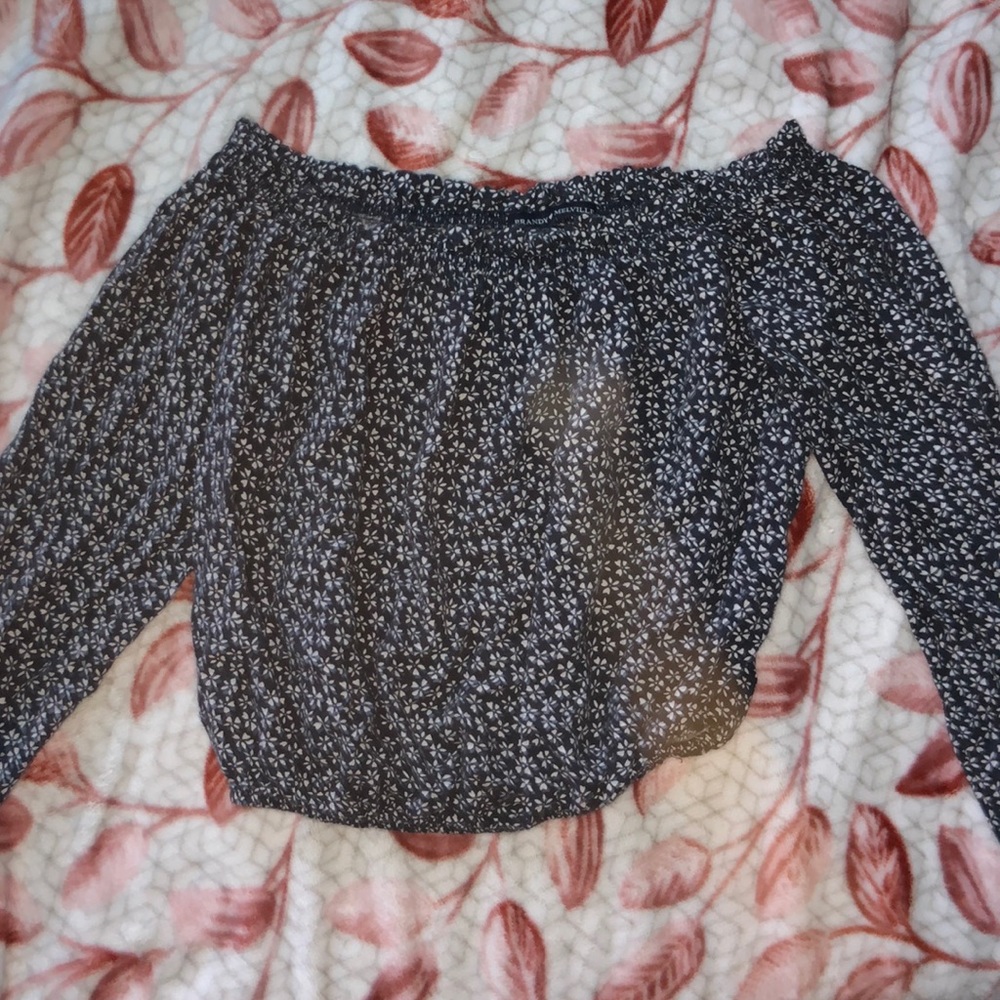 brandy melville off the shoulder top